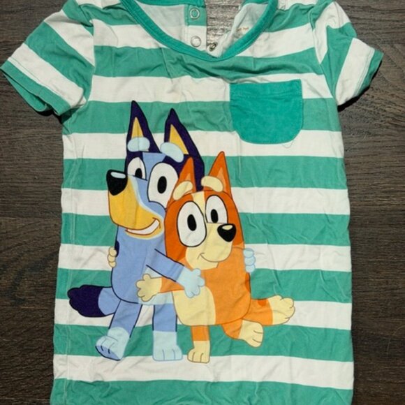 Little Sleepies Bluiey Shortail onesie - Picture 1 of 2